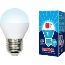 Лампа светодиодная VOLPE (UL-00003822) LED-G45-7W/NW/E27/FR/NR Белый свет 4000K
