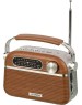 Радиоприемник HYUNDAI H-PSR200 дерево коричневое/серебро