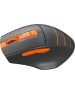 Мышь A4TECH Fstyler FG30 серый/оранжевый оптическая (2000dpi) беспроводная USB