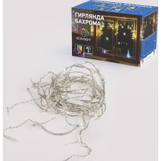 Гирлянда NEON-NIGHT (255-009) ГИРЛЯНДА АЙСИКЛ (БАХРОМА) LED, 1,8 Х 0,5 М, ПР-Й ПРОВОД, 230 В, LED RGB