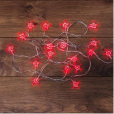 Гирлянда NEON-NIGHT (303-034) ГИРЛЯНДА ЗВЕЗДОЧКИ 20 LED КРАСНЫЕ 2,8 М