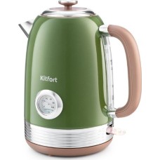 Чайник KITFORT KT-6110 зеленый (нержавеющая сталь)