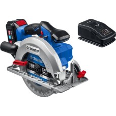 Пила циркулярная ЗУБР CPB-190-41 20В, 1аккум., 190мм, бесщеточный