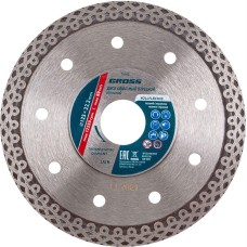 GROSS Диск алмазный, 125 х 22.2 мм, тонкий, сплошной (Jaguar) мокрая резка 73053