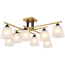 Светильник ESCADA 2128/8P E27*40W Champagne gold/Black