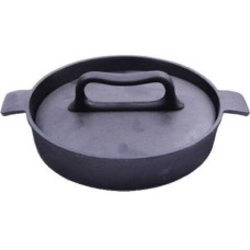 Сковорода MY REAL IRON COOK Сковорода чугун для цыпленка таб с прессом 24см TM