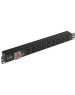 LANMASTER Блок распределения питания (TWT-PDU19-10A9C3) гор.размещ. 9x C13 базовые 10A без вилки