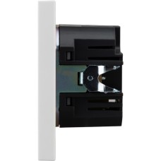 KRANZ Розетка STRONG USB-A+Type-C 3А с функцией быстрой зарядки жемчуг