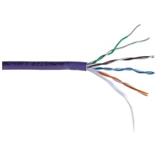 LANMASTER Кабель информационный LAN-5EUTP-PT-LSZH-VI кат.5E UTP 4 пары 24AWG LSZH внутренний 305м фиолетовый
