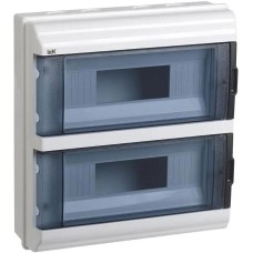 IEK Щит распределительный MKP72-N3-24-55 КМПн-24 IP55 для установки модульных устройств навесной 306мм 108мм 328мм 660B 24мод. пластик IP55 белый (упак.:1шт)