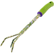 PALISAD Рыхлитель 3 - зубый, 60 х 415 мм, стальной, пластиковая рукоятка, Flower Green, 620385