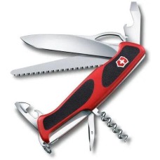 VICTORINOX Нож перочинный RangerGrip 79 (0.9563.MC) 130мм 12функц. красный/черный карт.коробка