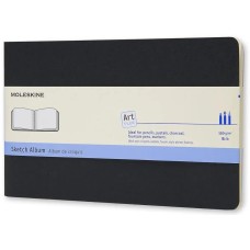MOLESKINE Блокнот для рисования ART CAHIER SKETCH ALBUM ARTSKA3 Large 130х210мм обложка картон 88стр. черный