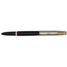 PARKER Ручка перьев. 51 Premium (CW2169030) Black St.Steel GT F сталь нержавеющая подар.кор