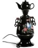 Самовар CENTEK CT-0091 B черный+рисунок