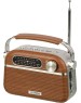 Радиоприемник HYUNDAI H-PSR200 дерево коричневое/серебро