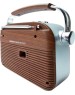 Радиоприемник HYUNDAI H-PSR200 дерево коричневое/серебро