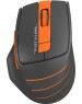 Мышь A4TECH Fstyler FG30 серый/оранжевый оптическая (2000dpi) беспроводная USB