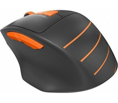 Мышь A4TECH Fstyler FG30 серый/оранжевый оптическая (2000dpi) беспроводная USB