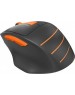 Мышь A4TECH Fstyler FG30 серый/оранжевый оптическая (2000dpi) беспроводная USB
