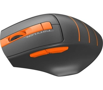 Мышь A4TECH Fstyler FG30 серый/оранжевый оптическая (2000dpi) беспроводная USB