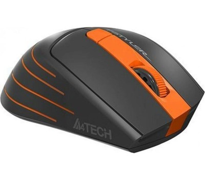 Мышь A4TECH Fstyler FG30 серый/оранжевый оптическая (2000dpi) беспроводная USB