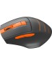 Мышь A4TECH Fstyler FG30 серый/оранжевый оптическая (2000dpi) беспроводная USB