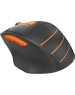 Мышь A4TECH Fstyler FG30 серый/оранжевый оптическая (2000dpi) беспроводная USB