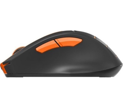 Мышь A4TECH Fstyler FG30 серый/оранжевый оптическая (2000dpi) беспроводная USB