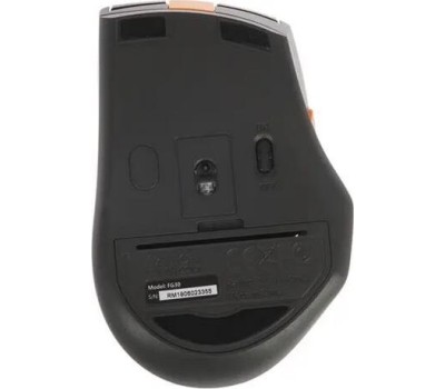 Мышь A4TECH Fstyler FG30 серый/оранжевый оптическая (2000dpi) беспроводная USB
