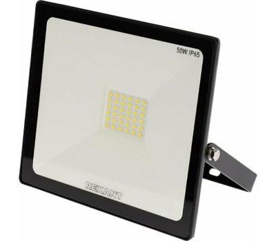 Прожектор светодиодный REXANT (605-004) 50 ВТ 200-260В IP65 4000 ЛМ 6500 K ХОЛОДНЫЙ СВЕТ