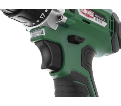 Аккумуляторная дрель HAMMER ACD12/2CS Аккум.дрель 12В 2X1.5Ач LIION 10мм 0-350/0-1400об/мин 26Нм, в кейсе 630797
