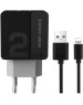 СЗУ MORE CHOICE (4627151191911) NC46i 2USB 2.4A для 8-pin 1м Black Grey