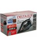 Утюг DELTA LUX DE-3001 черный/бронза