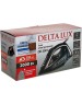 Утюг DELTA LUX DE-3001 черный/бронза
