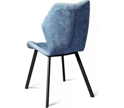 Cтул БИТЕЛ РИМ ВЕЛЮР ЛАГУНА/Черный муар