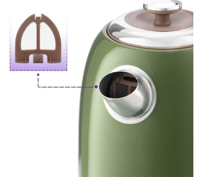 Чайник KITFORT KT-6110 зеленый (нержавеющая сталь)