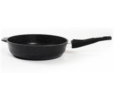 Сковорода МЕЧТА 018802 Гранит black 18см со съемной ручкой