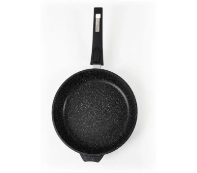 Сковорода МЕЧТА 018802 Гранит black 18см со съемной ручкой