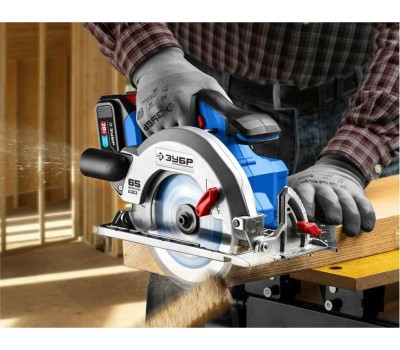 Пила циркулярная ЗУБР CPB-190-41 20В, 1аккум., 190мм, бесщеточный