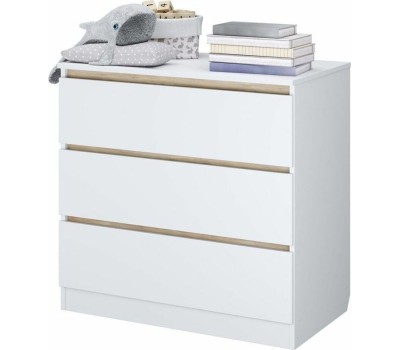 Комод POLINI Комод Polini kids Simple 1980, белый-вяз (2 кор.)