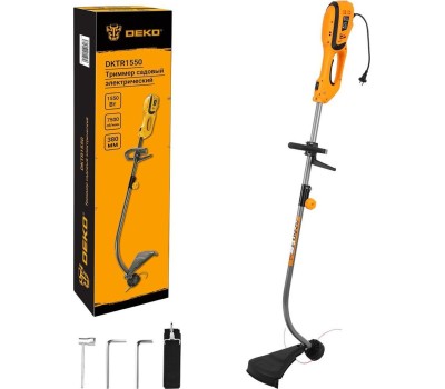 Триммер садовый электрический DEKO DKTR1550 065-1211 (1 коробка)