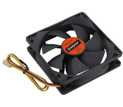 EXEGATE EX283383RUS Вентилятор ExtraPower EP09225S3P, 92x92x25 мм, подшипник скольжения, 3pin, 2200RPM, 24dBA
