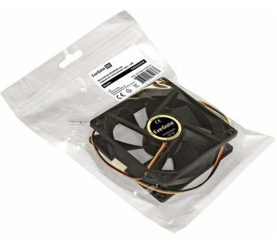 EXEGATE EX283383RUS Вентилятор ExtraPower EP09225S3P, 92x92x25 мм, подшипник скольжения, 3pin, 2200RPM, 24dBA