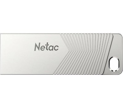 NETAC Флеш Диск 128GB UM1 NT03UM1N-128G-32PN USB3.2 серебристый