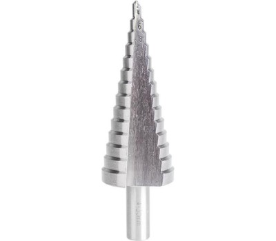 Сверло KRANZ (KR-12-6602) Сверло по металлу ступенчатое 4,0-30,0мм, 98мм, 62 HRC