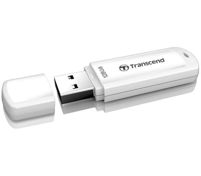 TRANSCEND Флеш Диск 128GB Jetflash 730 TS128GJF730 USB3.0 белый