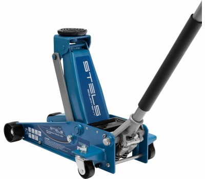 STELS Домкрат гидравлический подкатной, быстрый подъем, 3 т, Quick, 130-465 мм, профессиональный 51133