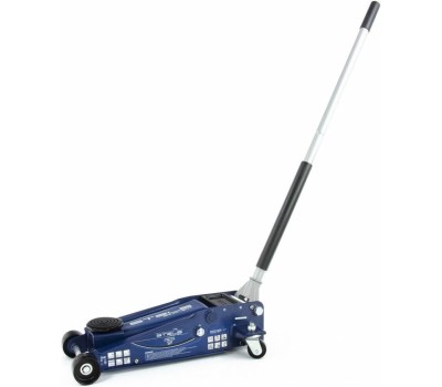 STELS Домкрат гидравлический подкатной, быстрый подъем, 3 т, Quick, 130-465 мм, профессиональный 51133