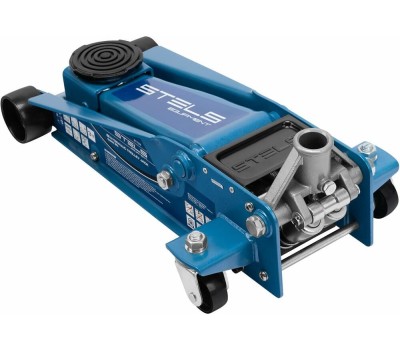 STELS Домкрат гидравлический подкатной, быстрый подъем, 3 т, Quick, 130-465 мм, профессиональный 51133